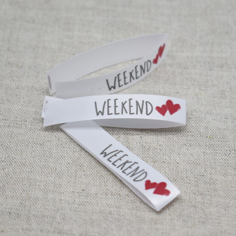 Størrelsesmærke Weekend, Handmade