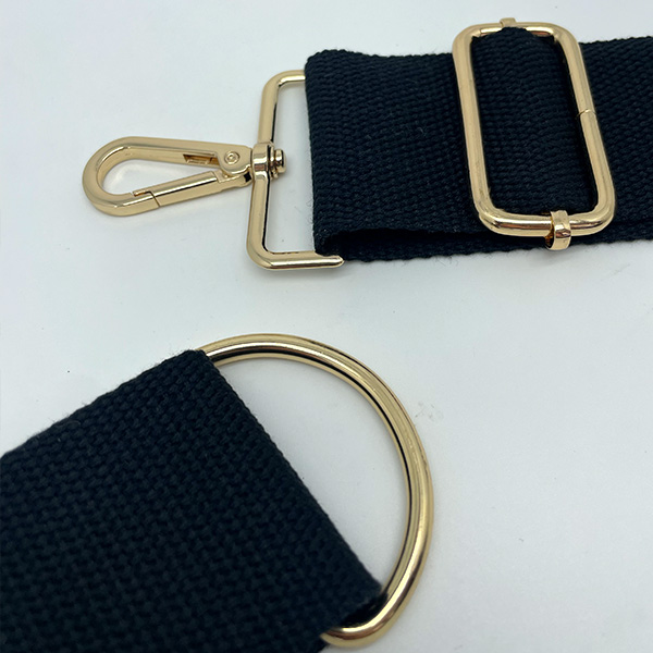 Spænde, D-ring, 50 mm, sølv