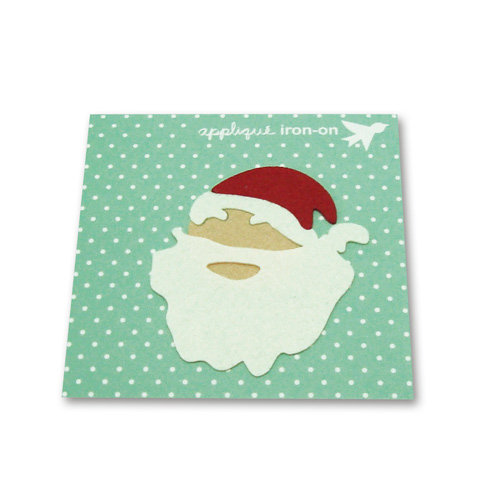 Strygemærke med julemand, 71x81 mm