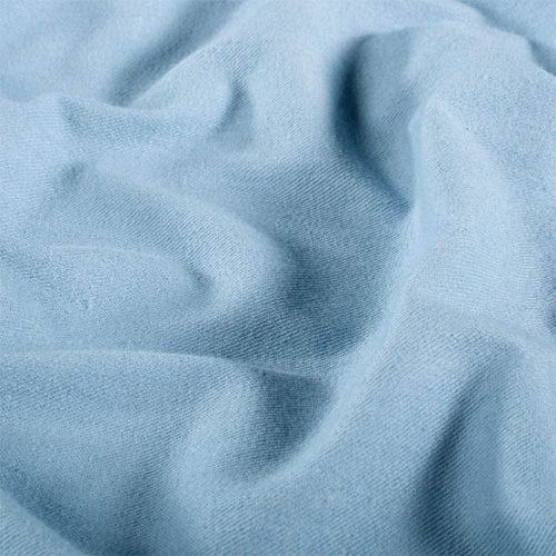 Denim jersey ensfarvet, lyseblå