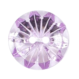 Knapper, blomst, lilla, 17 mm (00409)