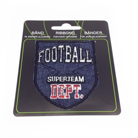 Strygemærke football, 61x74 mm