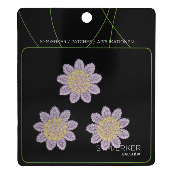 Symærke m/Blomst, 29x29 mm