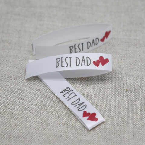 Størrelsesmærke Best Dad, Handmade