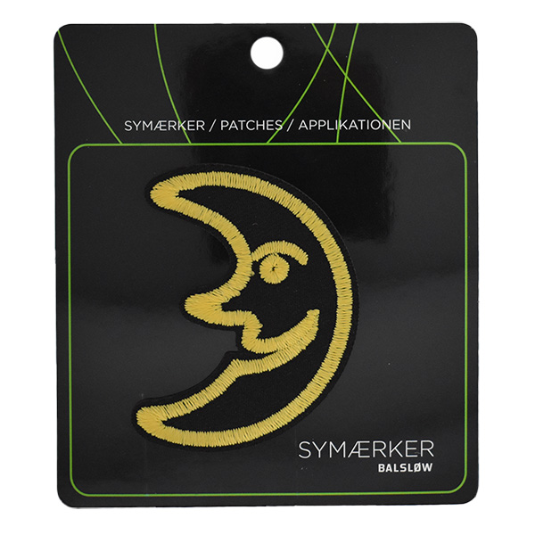 Strygemærke m/Måne, 50x62 mm