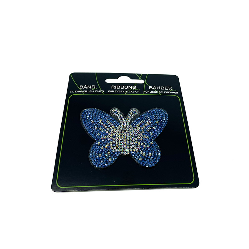 Strygemærke m/Sommerfugl,60x60 mm