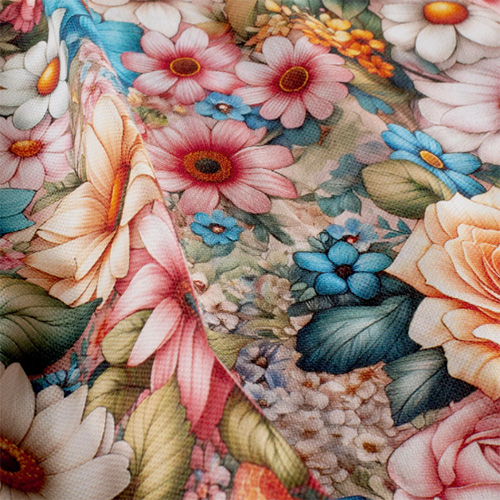 Canvas med blomster