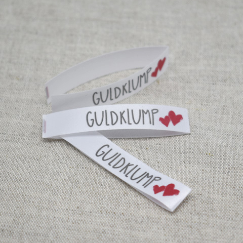 Størrelsesmærke Guldklump, Handmade