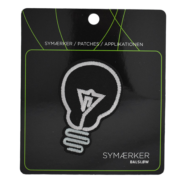 Strygemærke m/Pære, 42x62 mm