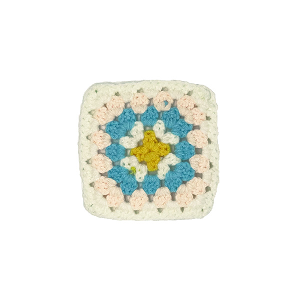 Bedstemor lapper, hvid/lyserød/lyseblå