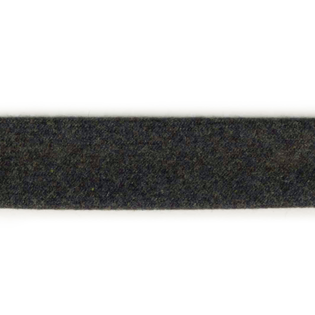 Uld skråbånd, mørkegrå 
