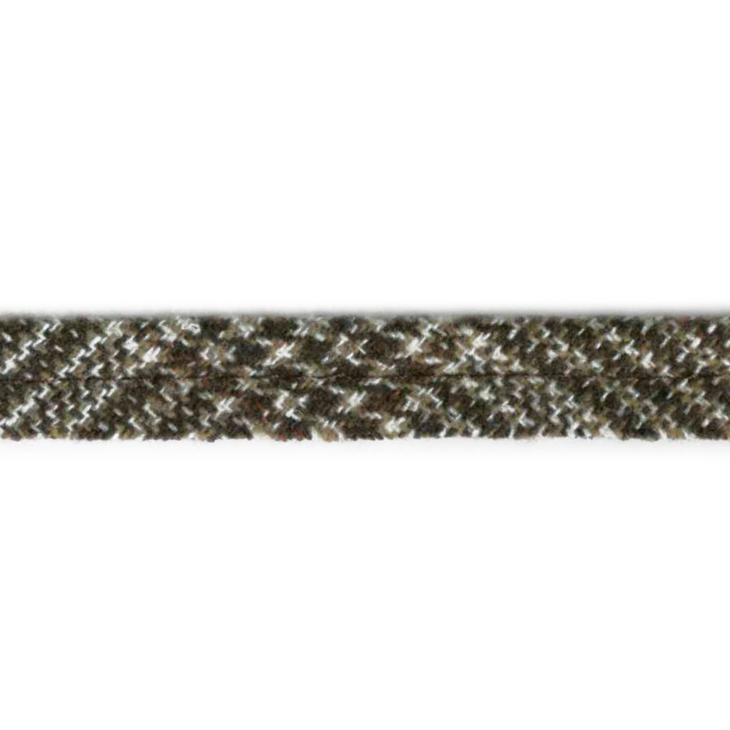 Tweed piping, brun 