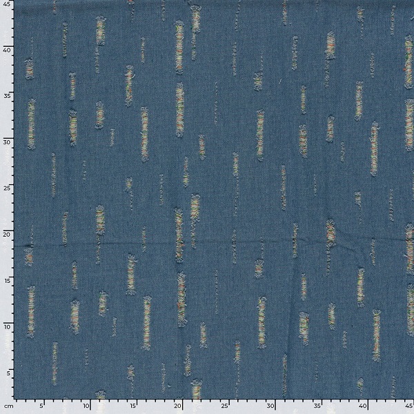 Denim med huller (vasket)