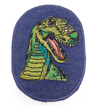 Strygemærke med dinosaur, 70x98 mm