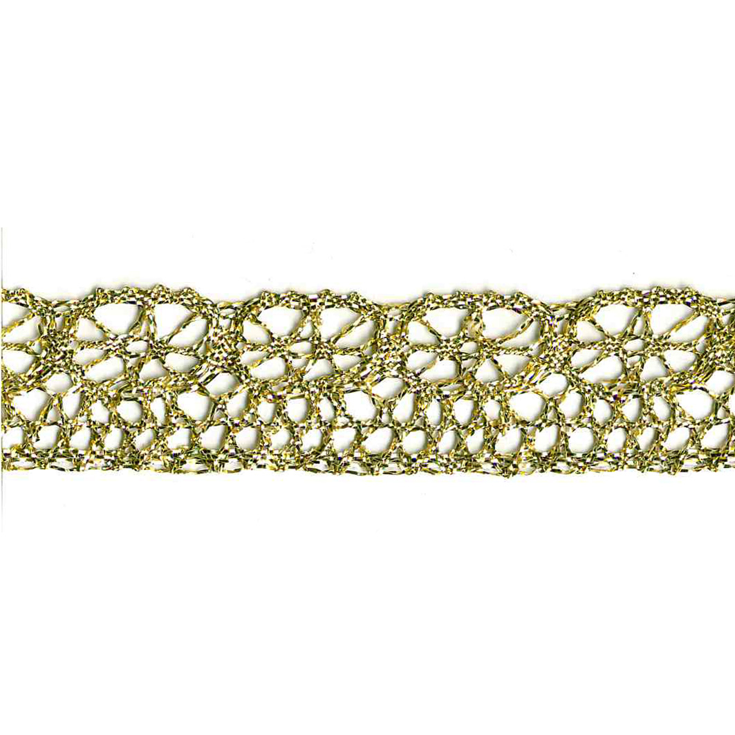 Blonde bånd m/lurex, guld