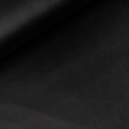 Læder stof, metervare, imiteret, sort 