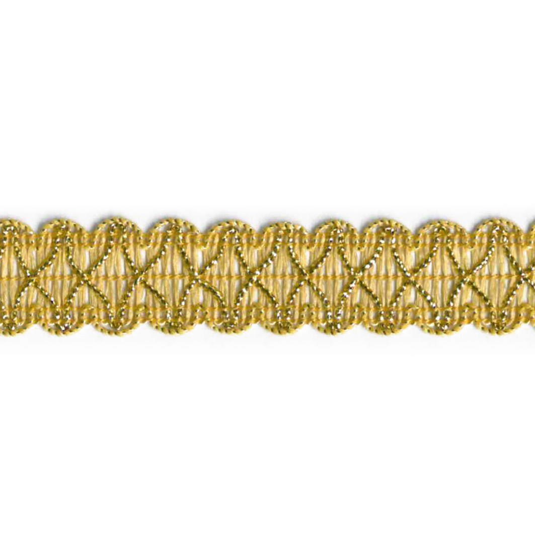 Blonde bånd m/lurex, guld