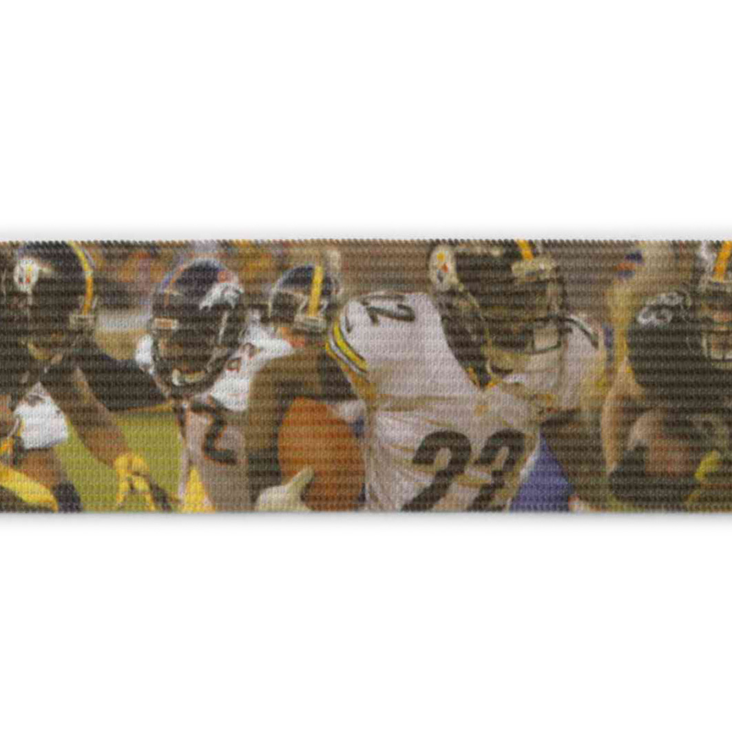 Elastik m/tryk fotoprint, amerikansk fodbold