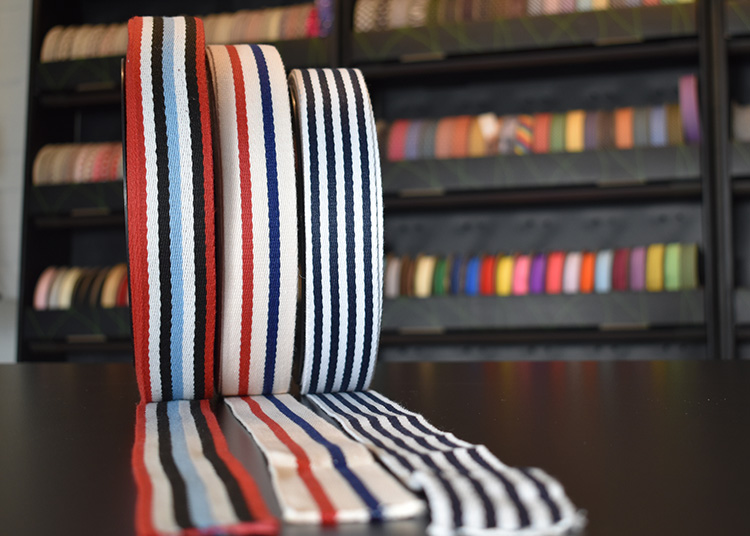 Taskebånd m/Striber, 38 mm