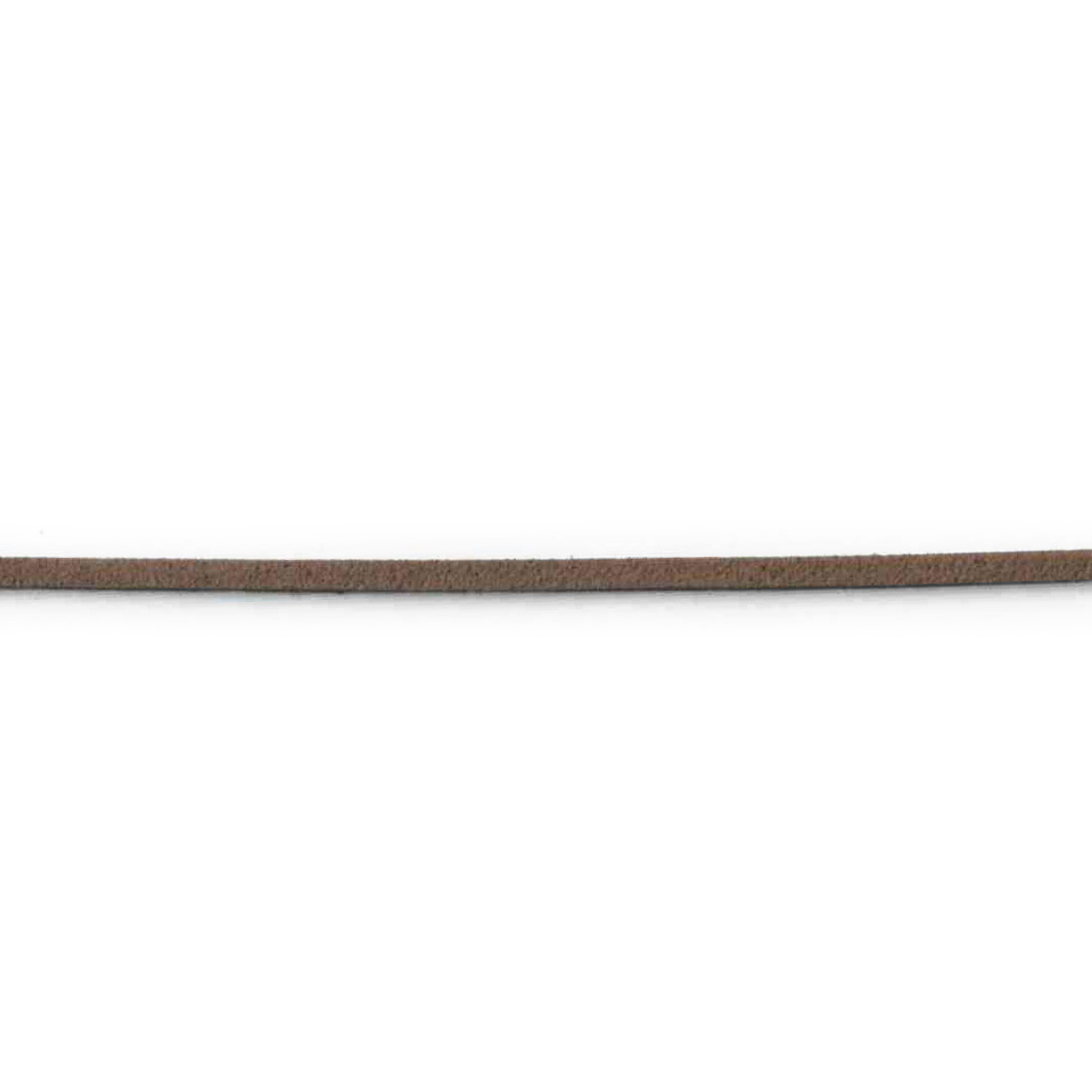 Imiteret alcantara snor, brun