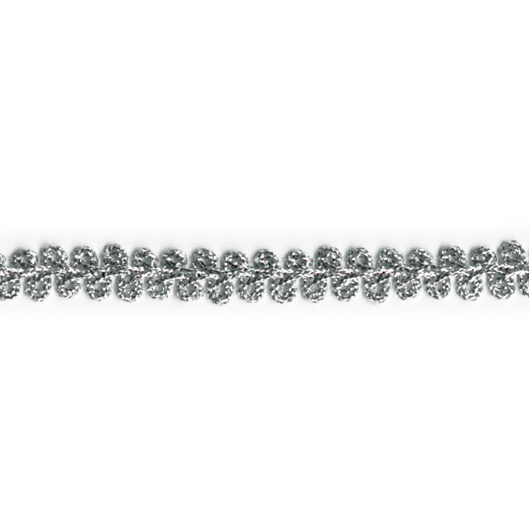 Blonde bånd m/lurex, sølv