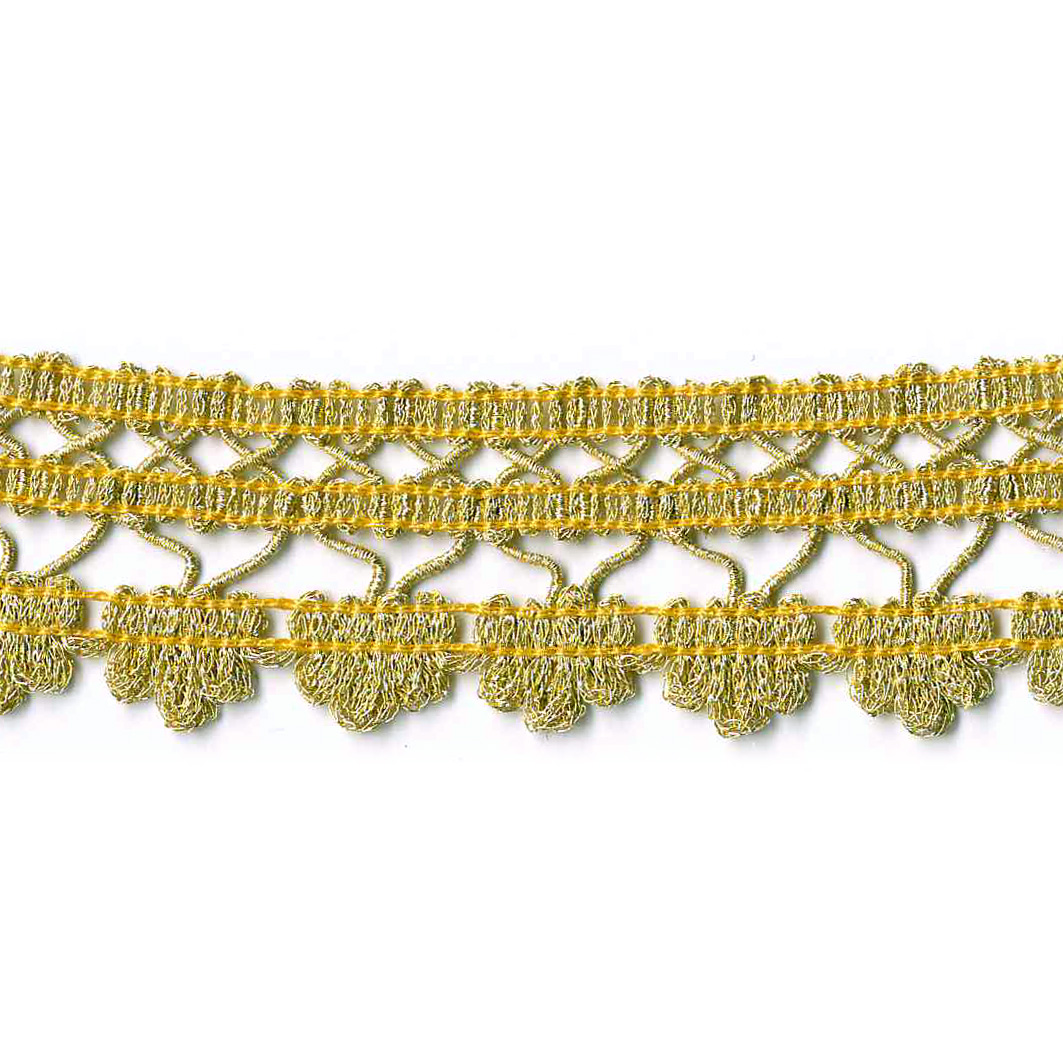 Blonde bånd m/lurex, guld