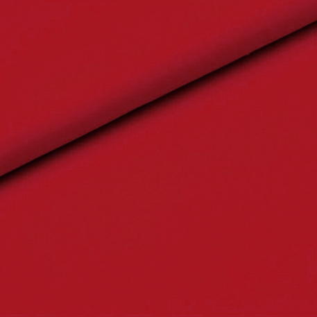 Polar Fleece ensfarvet, 1500 mm, rød