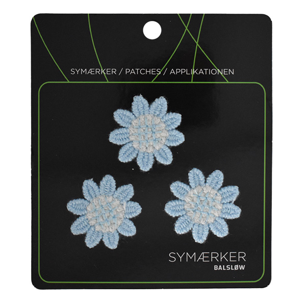 Symærke m/Blomst, 29x29 mm