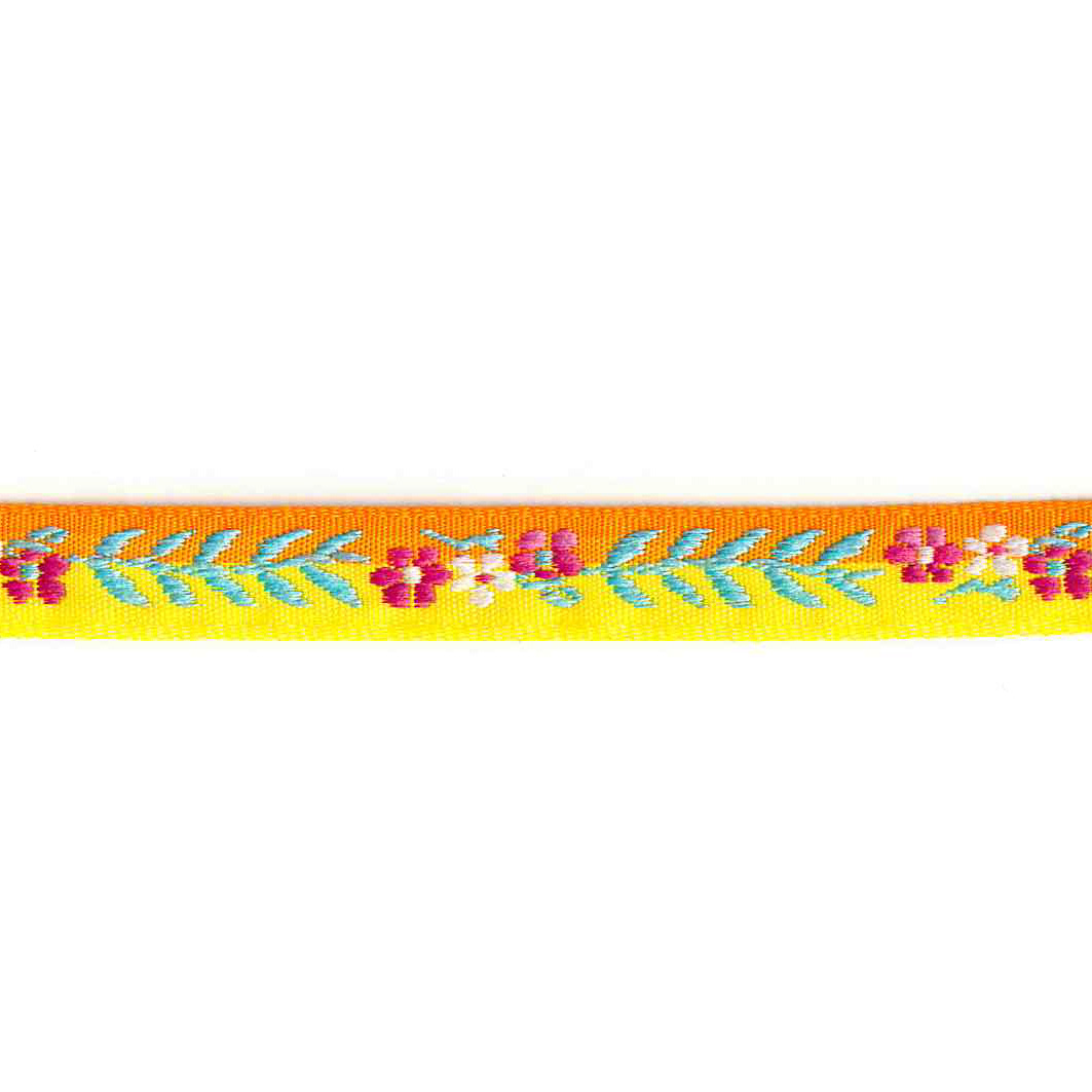 Jacquard bånd, orange