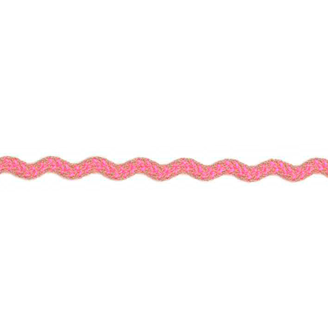Neon zig zag bånd, pink