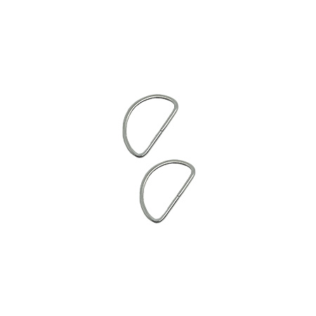Spænde, D-Ring, metal, 38 mm