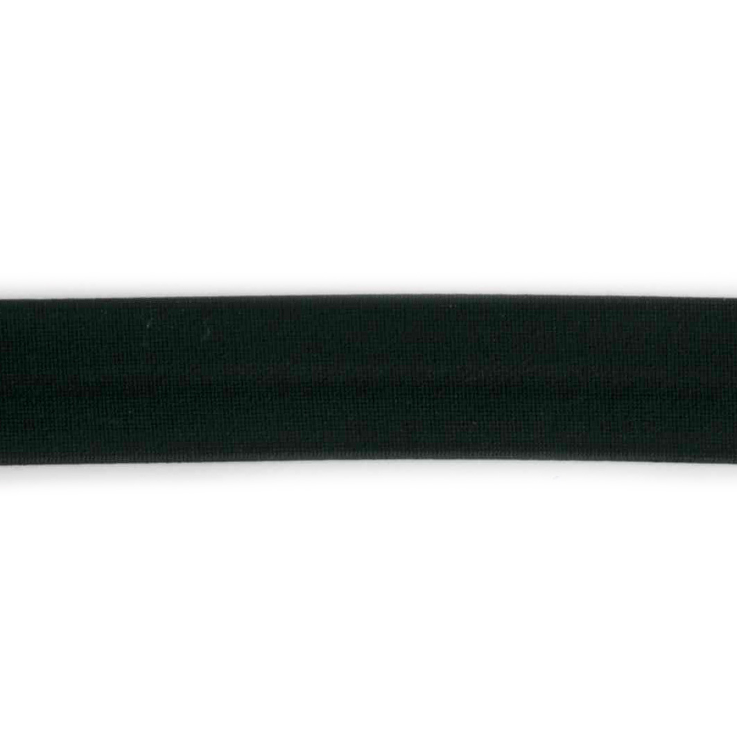 Læder (imiteret) skråbånd, sort