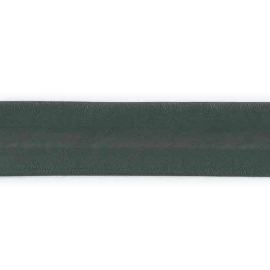 Læder (imiteret) skråbånd, mørke grå 
