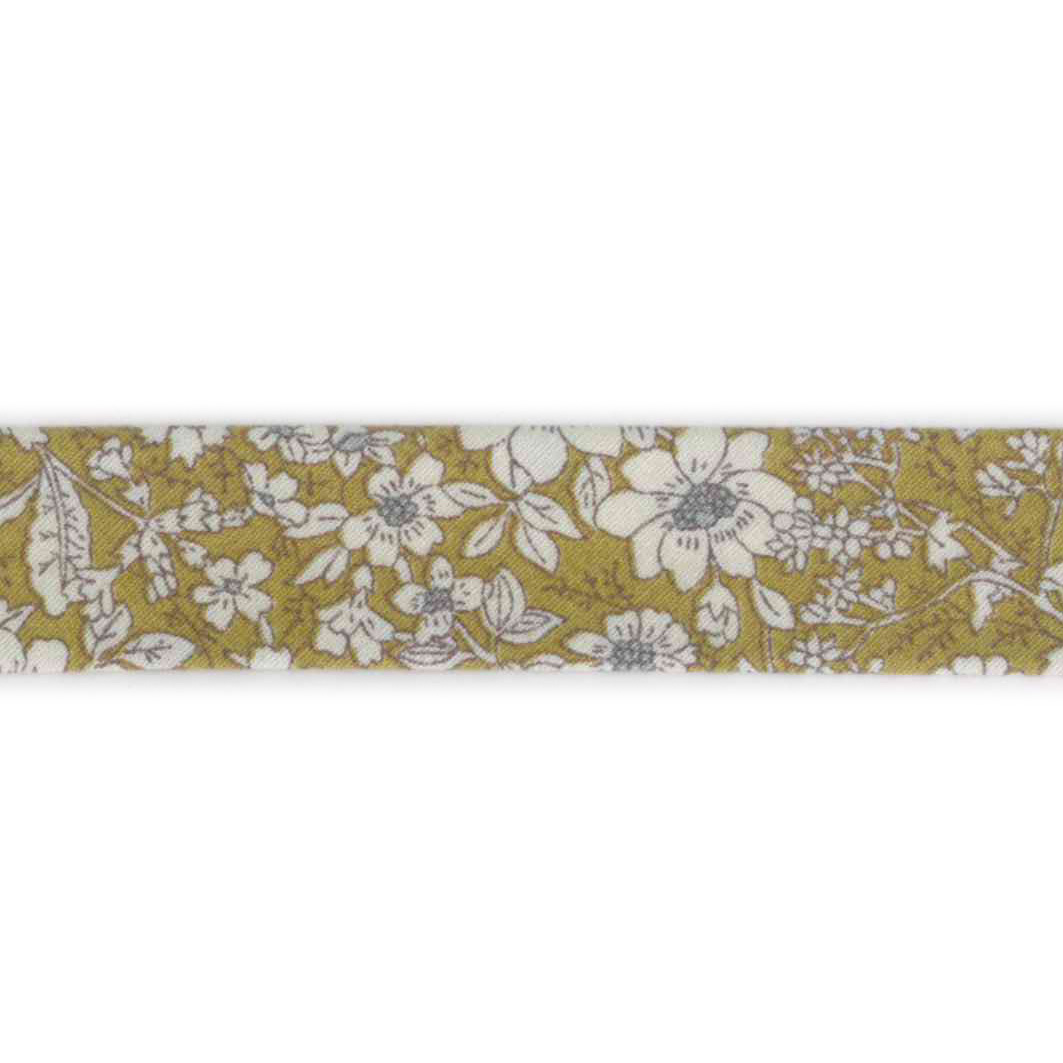 Poplin blomster, skråbånd