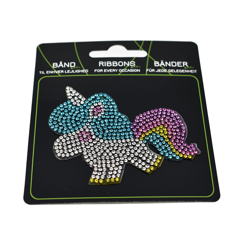 Strygemærke m/Enhjørning,65x65 mm