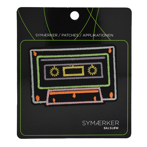Strygemærke m/Kassette, 70x50 mm