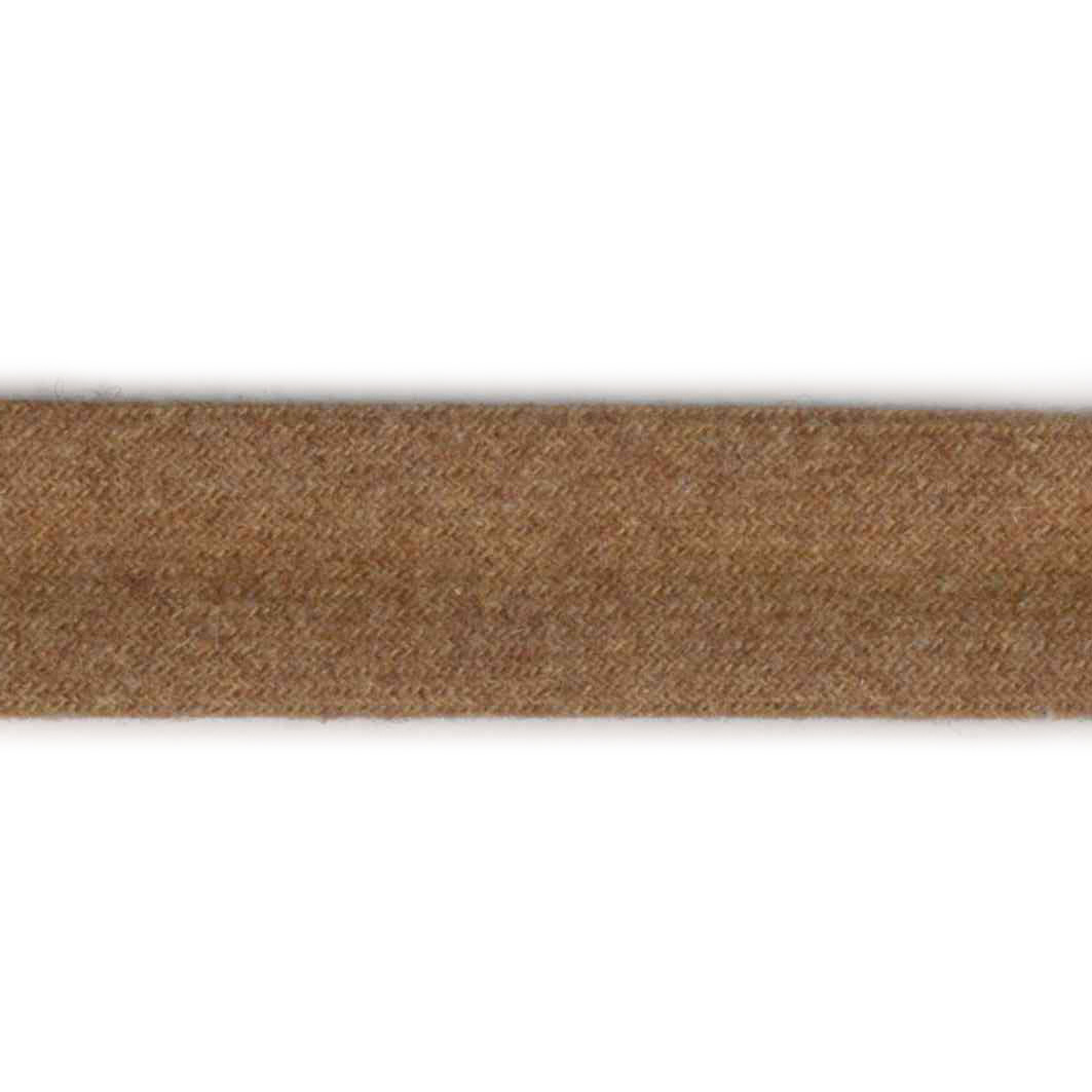 Uld skråbånd , brun