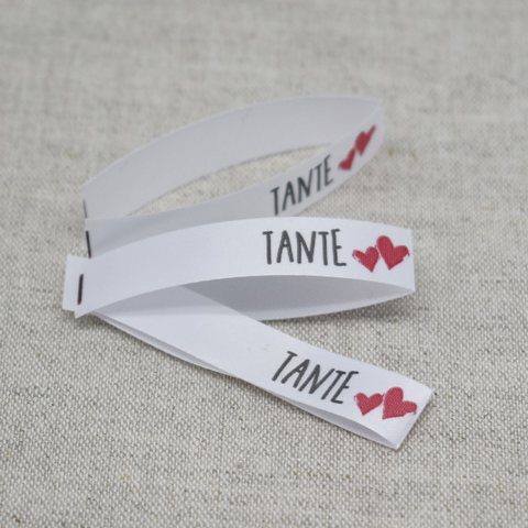 Størrelsesmærke Tante, Handmade