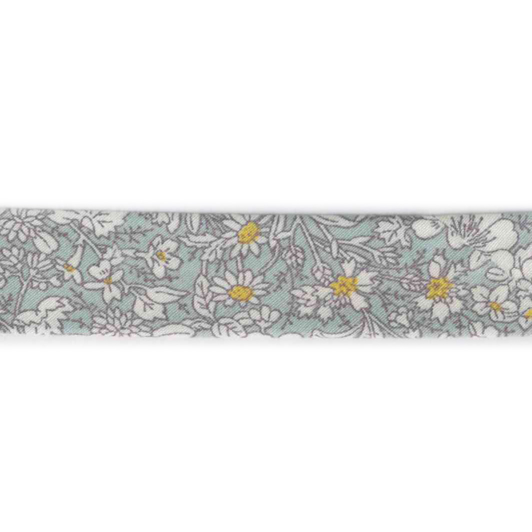 Poplin blomster, skråbånd